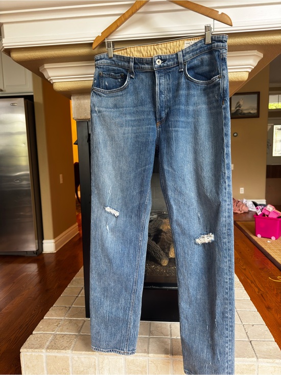 rag & bone Denim - Rag & Bone Rosa Mid Rise Boyfriend Jeans Casual relaxed Everyday Button Fly Size